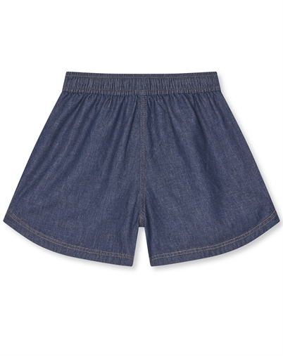 Mads Nørgaard Kids - Air Denim Pio Shorts - Mid Blue Denim